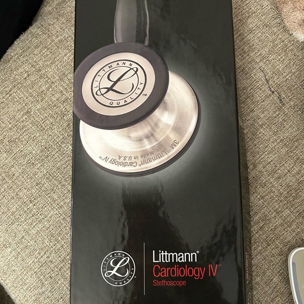 Littmann Cardiology IV Stethoscope - Black and Silver